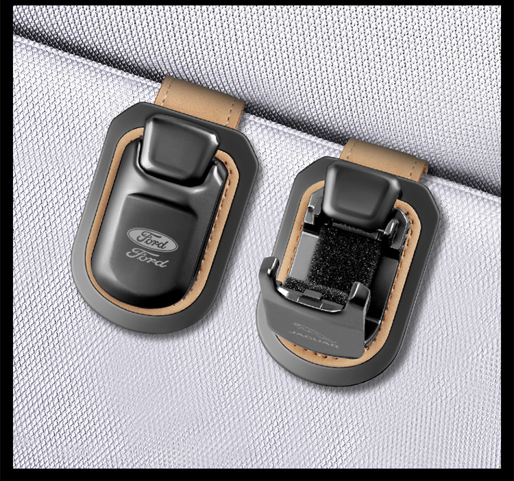 Car Glasses Clip Car Sun Visor Storage Glasses Frame Car Sunglasses Clip Car Metal Decoration Supplies