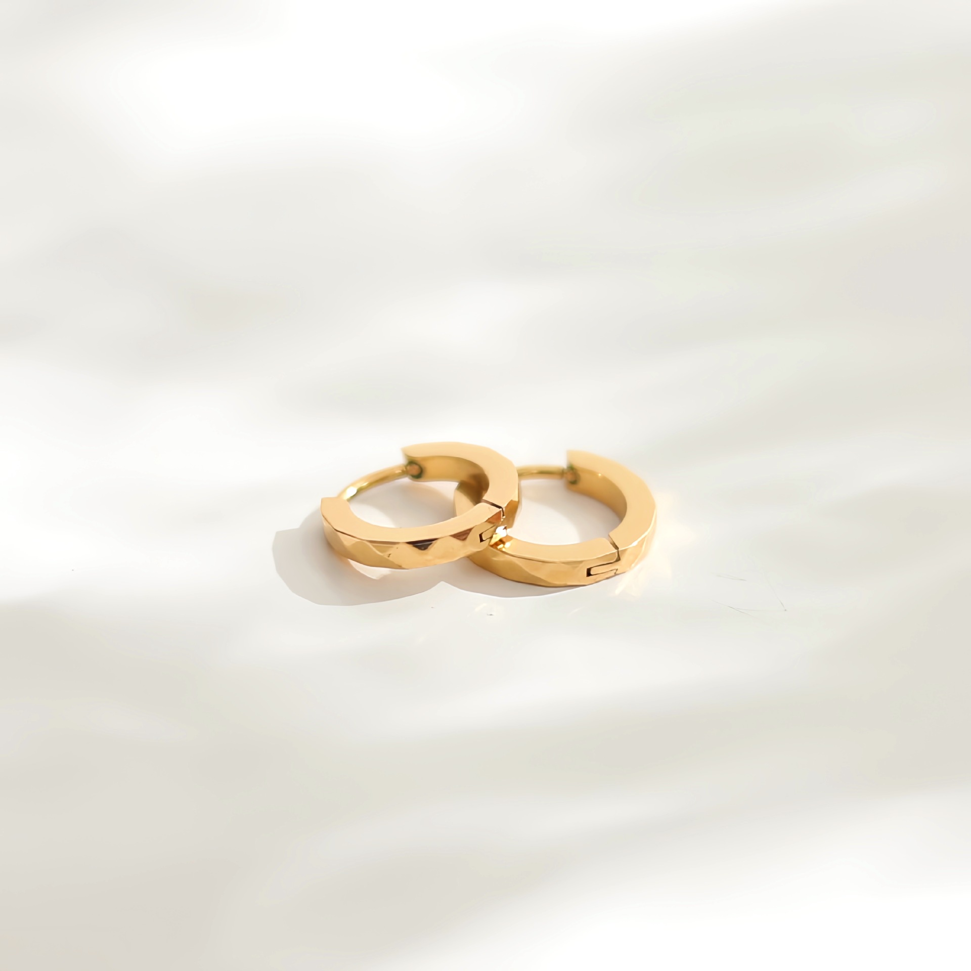 轻奢不规则菱形钛钢耳扣个性百搭几何耳环跨境爆品耳饰高级感欧美