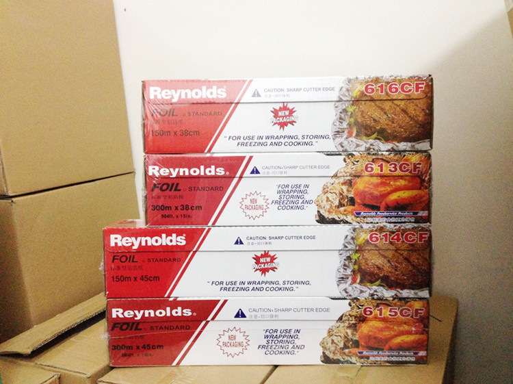 实体店批发雷诺兹616FC锡纸 铝箔纸 150米×38公分 重2.7公斤