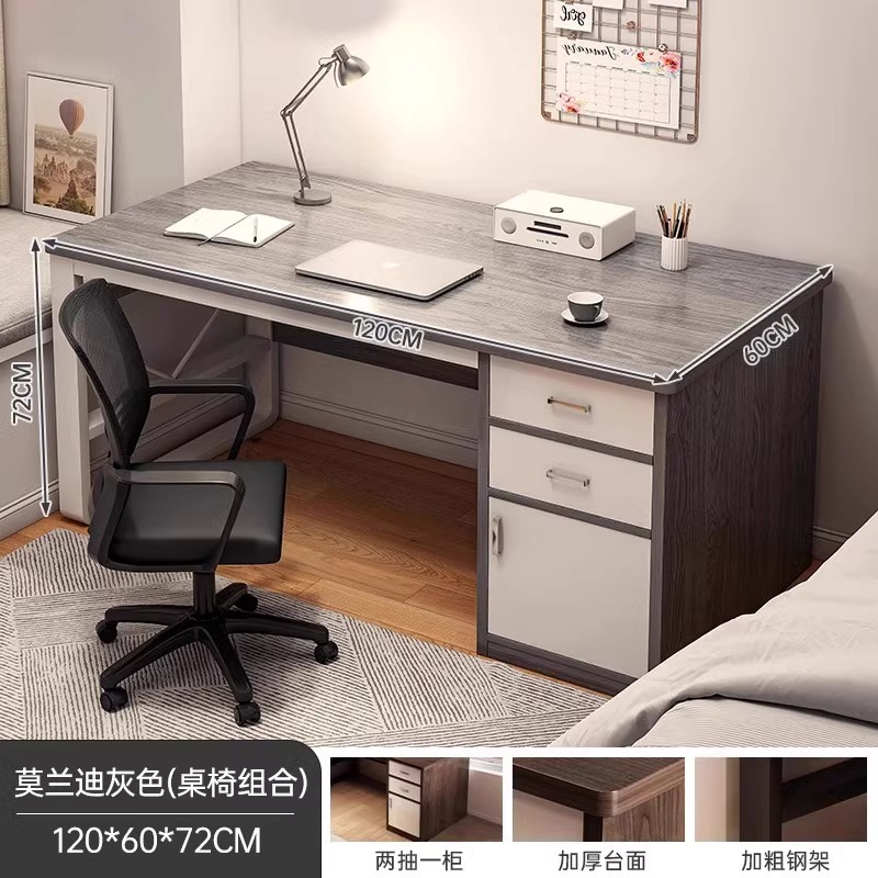 Escritorio de computadora Escritorio de escritorio Escritorio de estudio de dormitorio en casa para estudiantes Escritorio de trabajo simple con cajón Escritorio de oficina