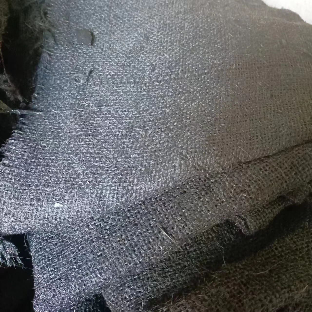 沥青麻绳油麻丝管道密封油麻丝土工布沥青麻布