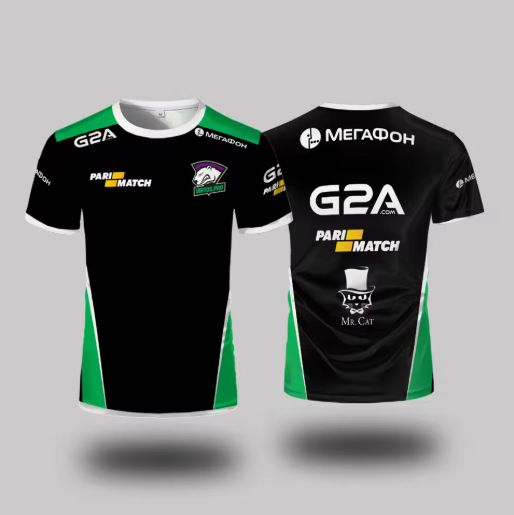 Virtus.Pro Esports Club ユニフォーム ジャージ CS2 DOTA2 R6 APEX パーソナライズ トレーニング 半袖|undefined