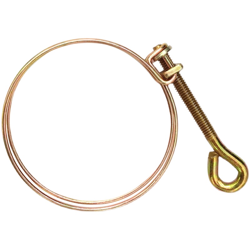 Manual tornado doble alambre manguera de agua manguera de agua de riego por goteo contra incendios mango de abrazadera manguera de tubo de hierro galvanizado abrazadera de manguera de agua abrazadera