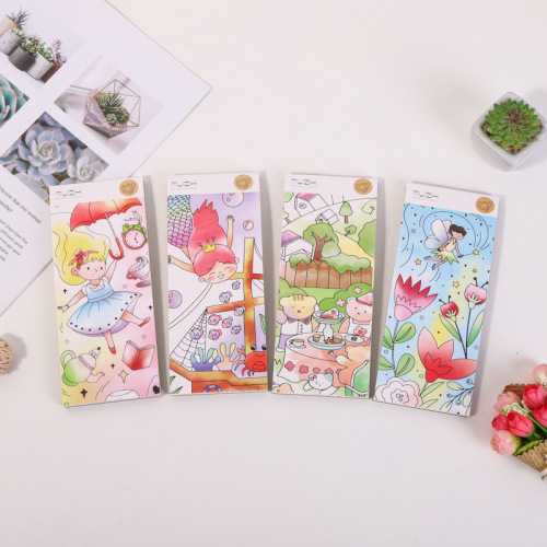 Diy Paint Colorful Sketchbook for Young Children, Early Education Animal Drawing Book, Watercolor Note Pad Coloring Book, Painting and Coloring Book