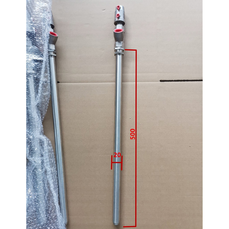 冠宇加长杆500mm液体灌装阀下料阀4分不锈钢气动灌装头出料嘴阀门