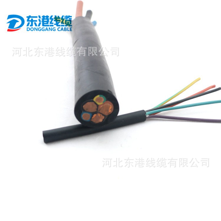 厂家批发橡胶多芯电线电缆扁平线缆YC YZ H05RN-F  H05RR-F4*1.5