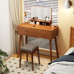 Dressing table bedroom modern minimalist new Chinese style makeup table light luxury makeup mirror dressing table small apartment dressing table