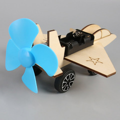 Science and Technology Small DIY Fighter Jet Elementary School Invention Science Experiment Material STEM Education Brain-Teasing Educational Model