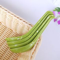 家用長柄小湯勺麻辣燙飯店喝湯勺子仿瓷密胺調羹勺飯店用餐廳耐熱