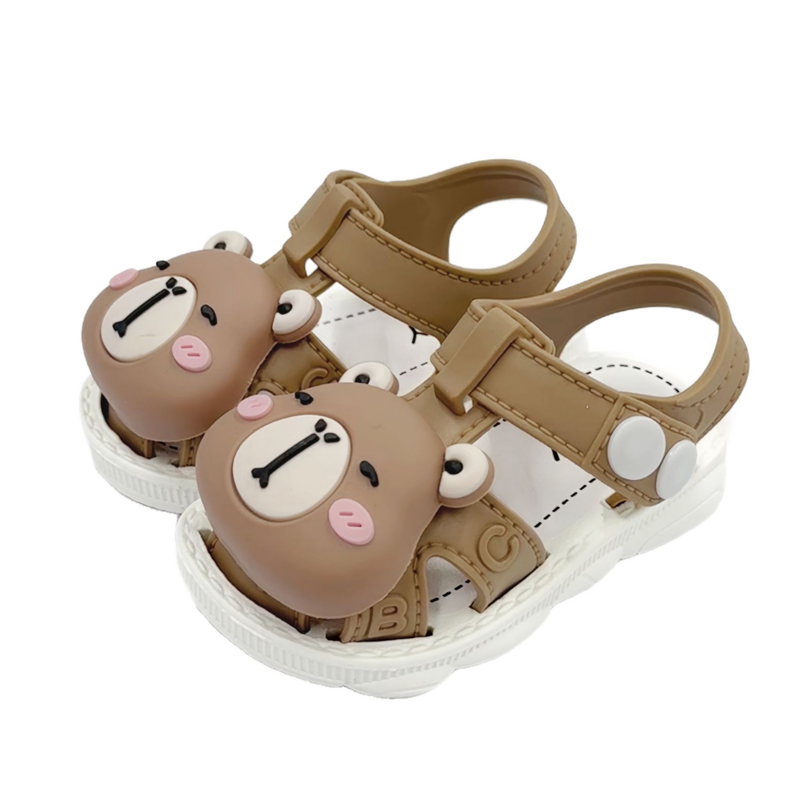 Sandalias para niños de verano bebés bebés de base suave zapatos de cabeza de bebé fábrica directa al por mayor comercio exterior comercio electrónico