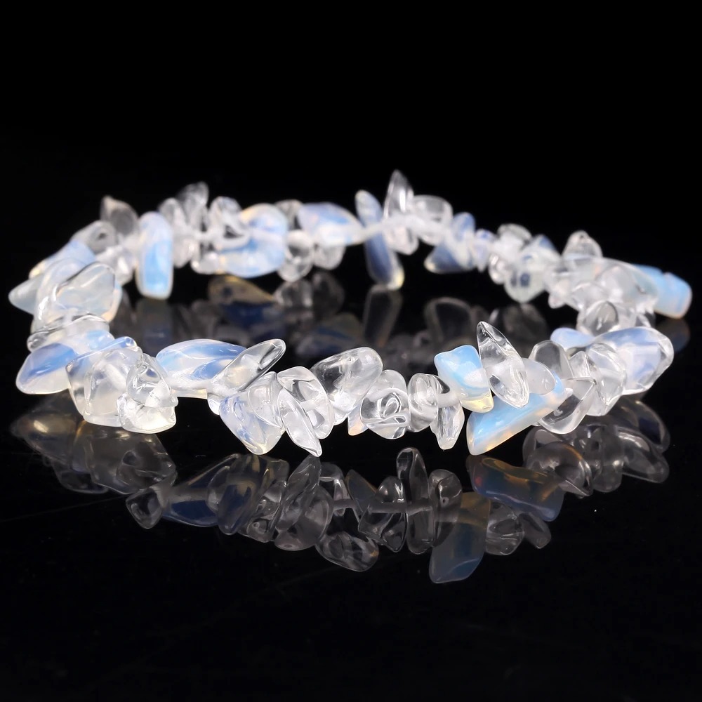 Natürliches Amethyst Perlen Armband Für Damen Elastisch Edelstein_voghion.com