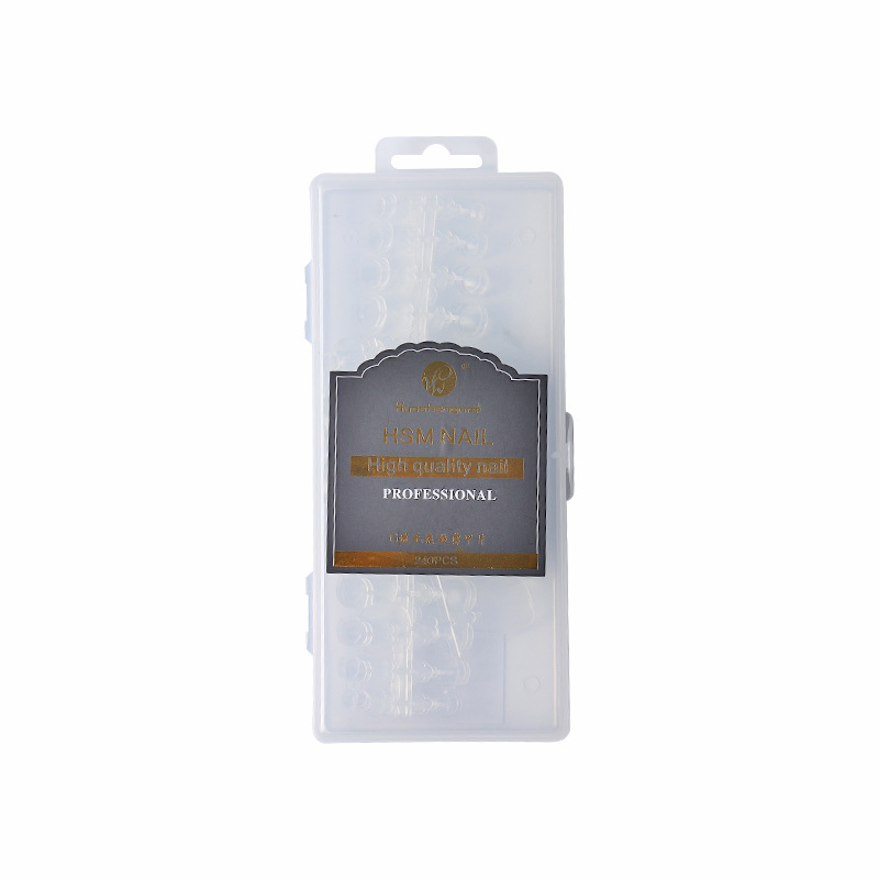 Manicura pie uñas pieza desgaste sin costuras pasta completa parche de puntera transparente alta 240 piezas tallado libre de molienda ultrafino tienda especial producto terminado
