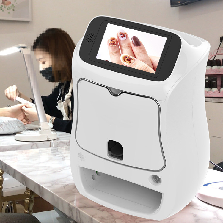 Impresora de uñas inteligente Impresión de pintura 3D Impresora de secado de uñas de patrón automático