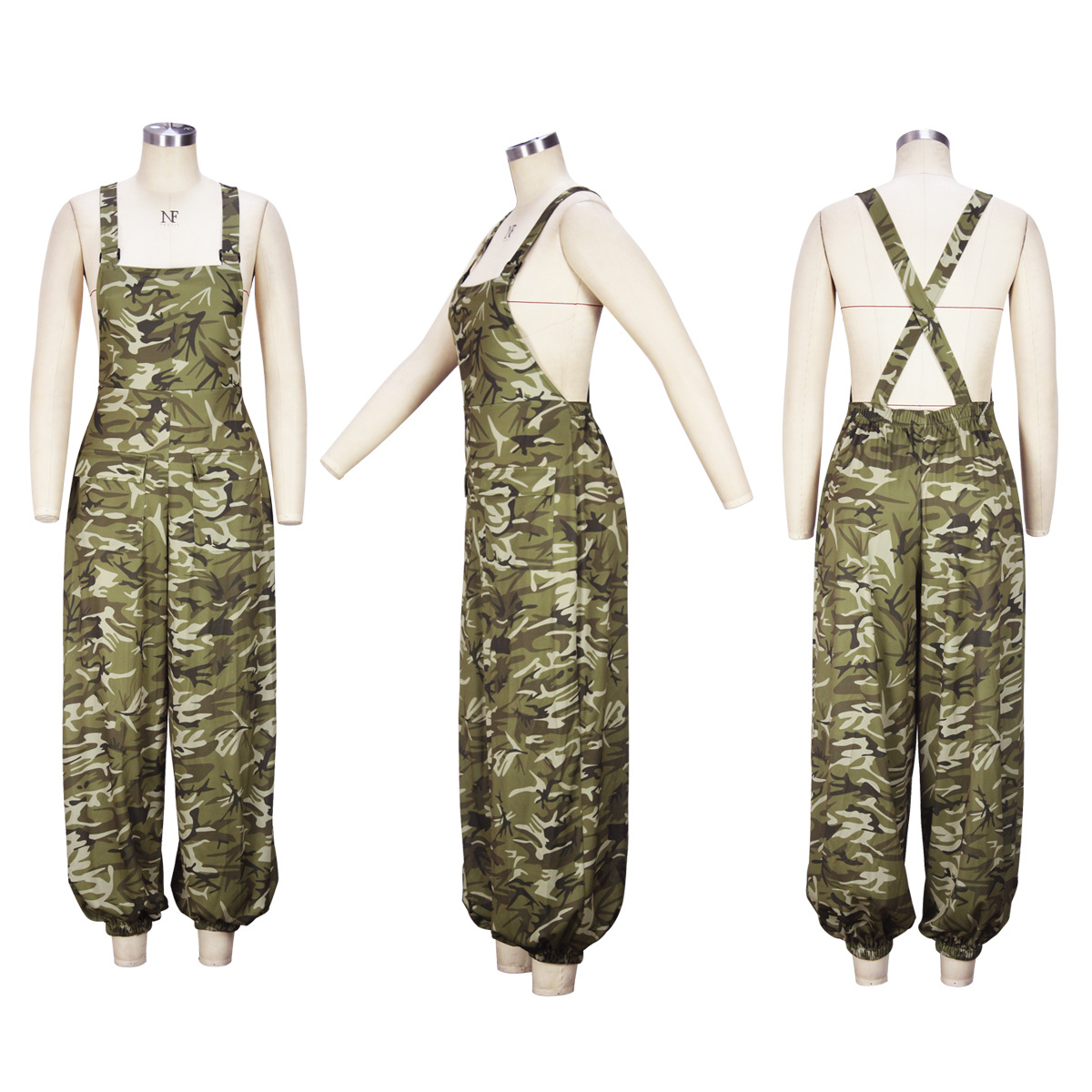 Women's Daily Streetwear Camouflage Ankle-length Jumpsuits display picture 4