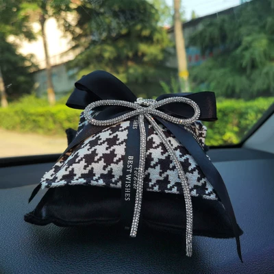 Aktiv kömürlü qoxu uducular – bow bamboo charcoal bag houndstooth