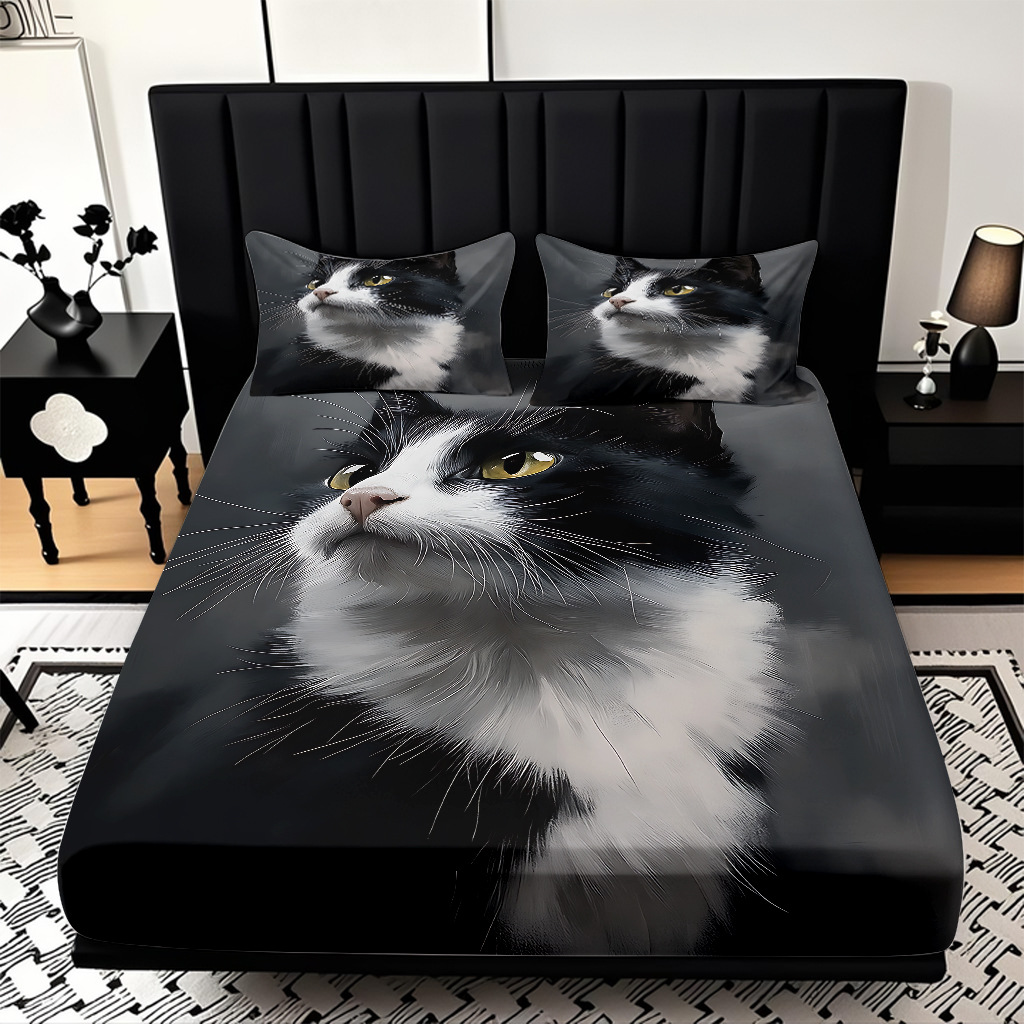 TEMU / JIT Amazon Kitty Pattern Digital Print Pro Skin Bed Kits Fabricante suministro directo transfronterizo