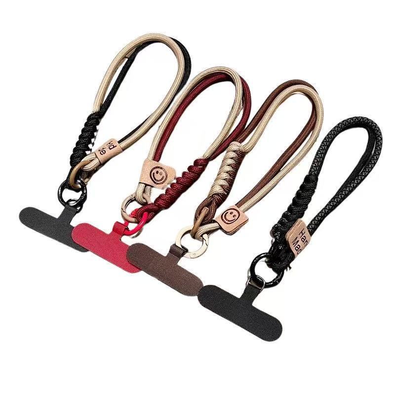 Mobile Phone Case Universal Lanyard Short Portable Pendant Outdoor Drop-resistant All-match Wrist Rope Color Matching Water Cup Portable Rope Belt