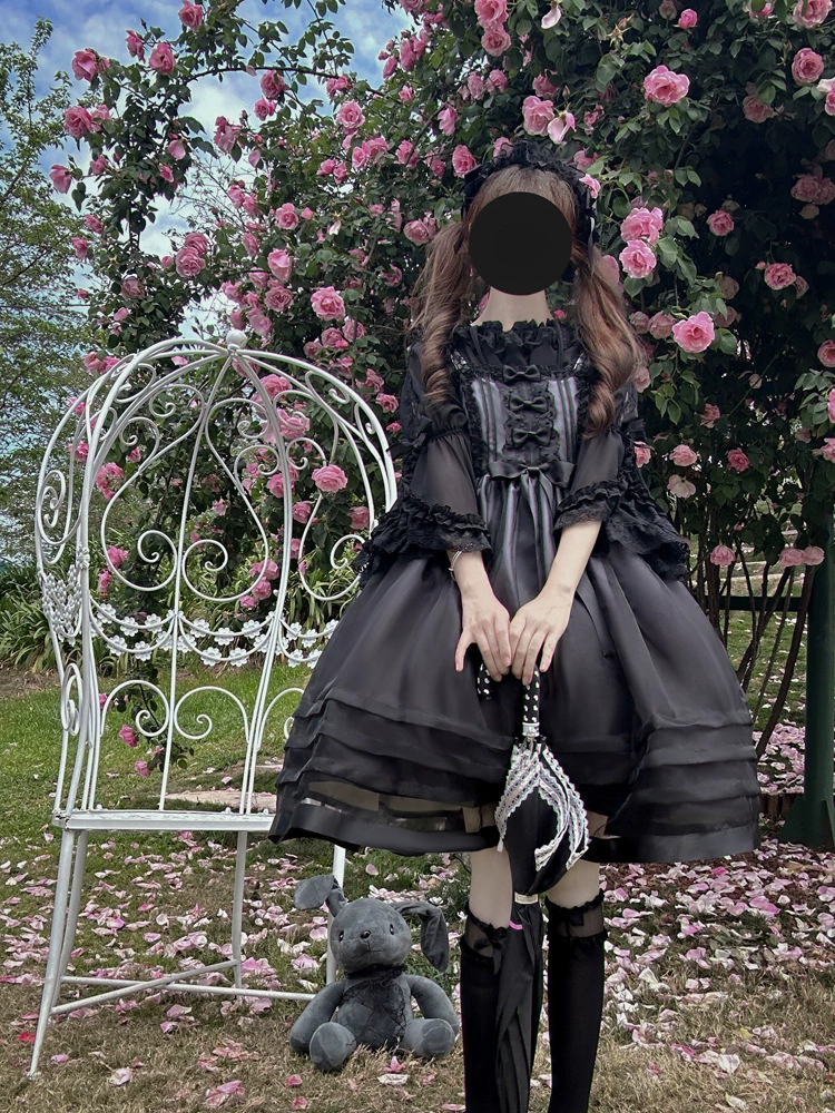 Lolita двухшаровой внутренний топ, мягкий стиль девочек, кружевная отделка, полиэстер, один размер