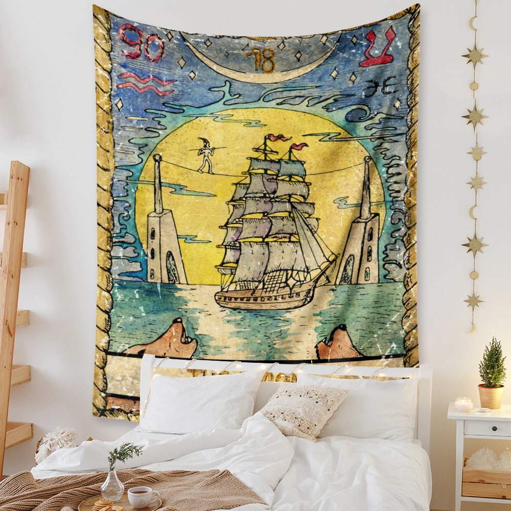 Tapestry Bohemian Tapestry Room Decoration Background Cloth Hanging Cloth Tapestry display picture 69