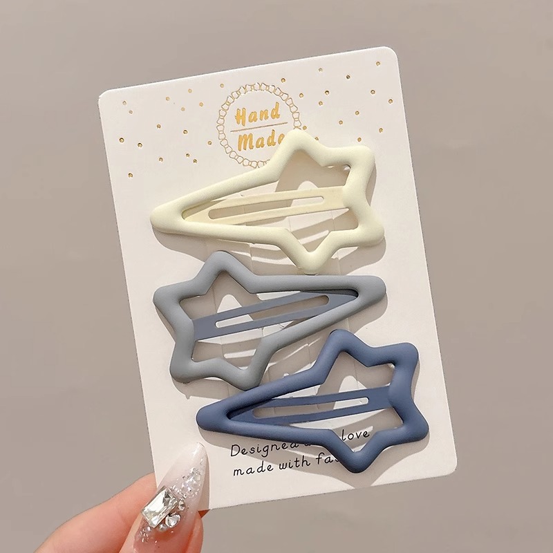 Broches para Cabello BB con Estrella de Cinco Puntas Aleación para Mujeres