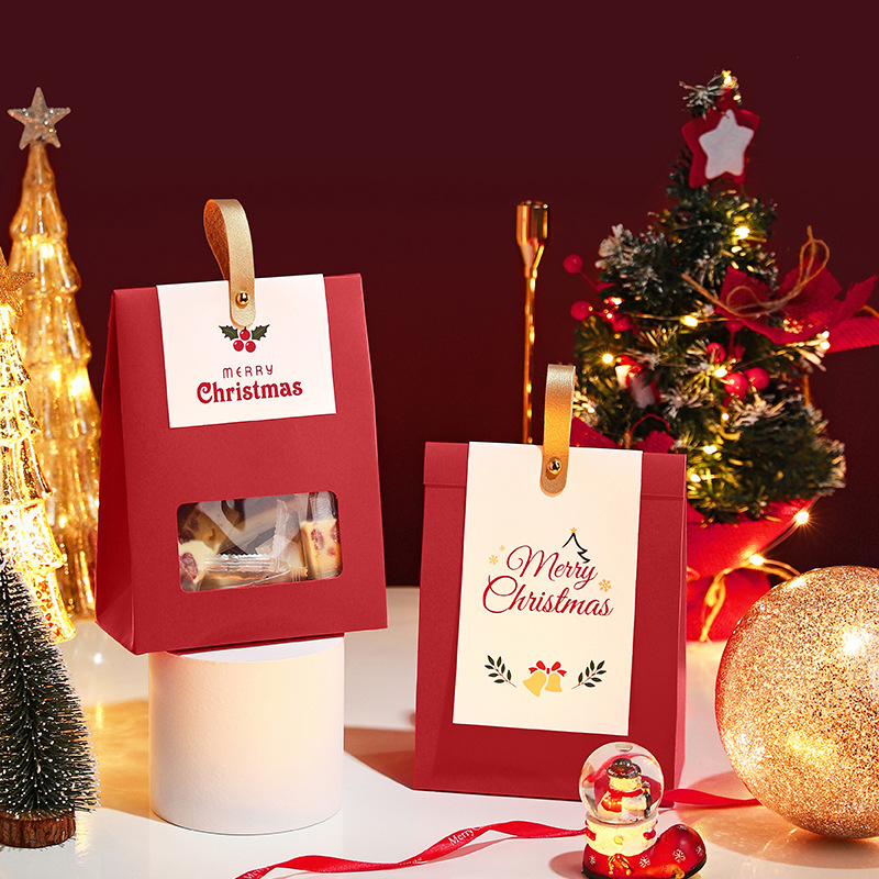 圣诞新年春节礼品包装盒过年牛轧糖糖果饼干太妃糖节日礼盒装