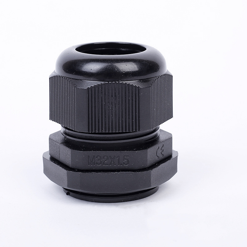 In-stock M32x1.5 plastic waterproof connector, high-quality cable fixing connector, garland head, screw-fixed head