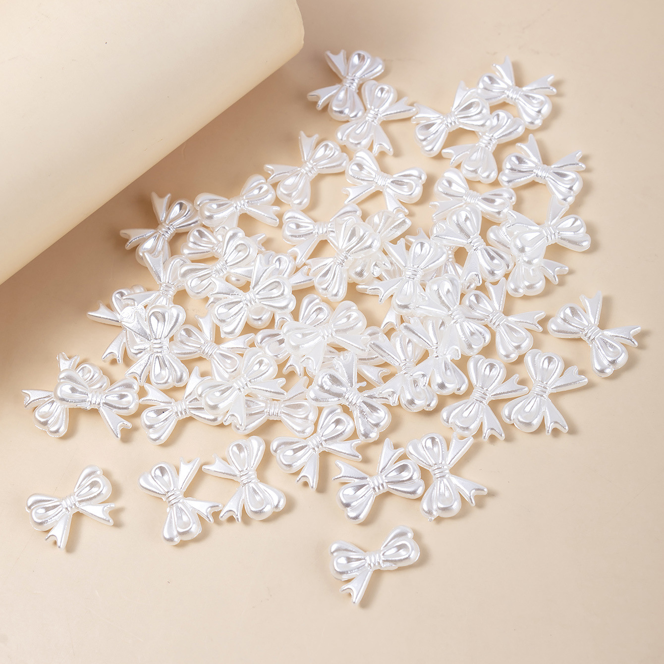 14 * 18mm Jewelry Making Size DIY Jewelry Accessories Classification 50 Pieces 14 * 18mm Arylic Bow Knot DIY Jewelry Accessories Beads