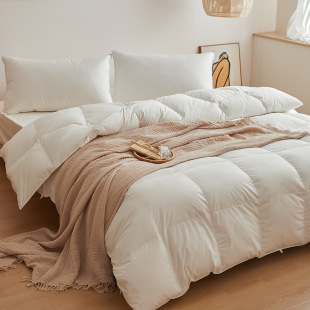High-end cotton maternal and child class A 95% white goose down duvet winter quilt thickened warm spring and autumn quilt summer cool quilt thin quilt core