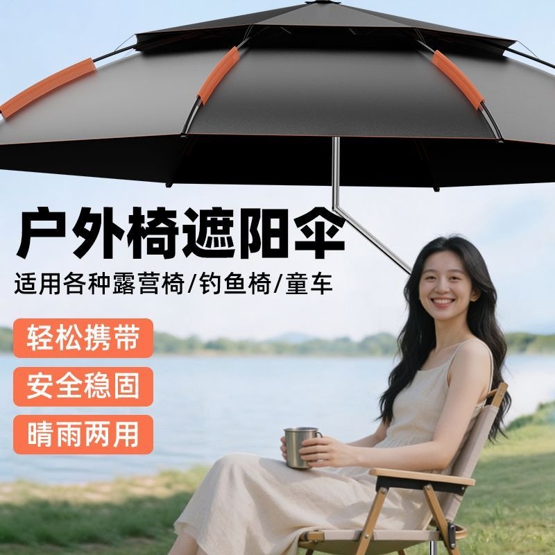 Universal fishing umbrella, large fishing umbrella 2026, mechanical arm, rainproof, thickened, sunshade, stall umbrella, camping and fishing special umbrella