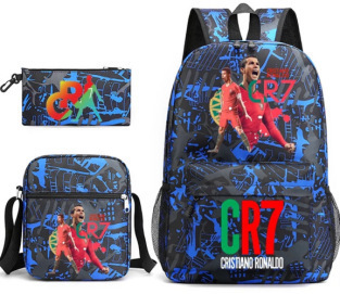 Mochila de tres piezas, mochila para hombres y mujeres, mochila a prueba de salpicaduras [una también es precio al por mayor] mochila de espalda protectora
