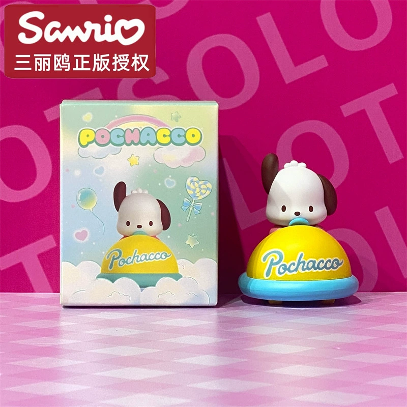 Серия Sanrio Garden, блайнд-бокс, нефритовая собачка, Kulomi Melody, настольные украшения, милая ручная куколка для девочек