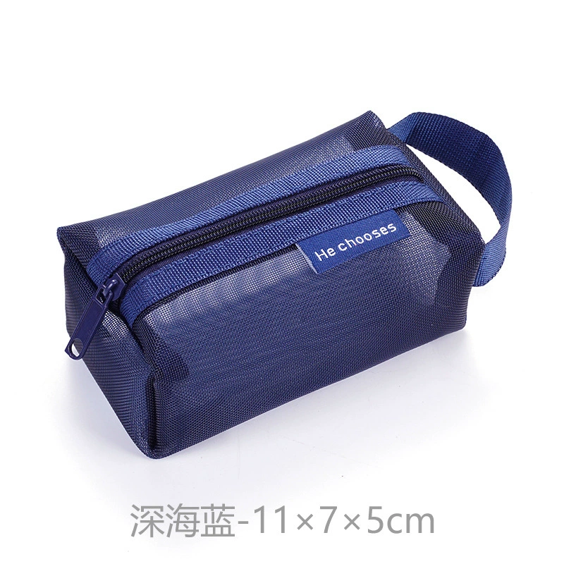 Nylon three dimensional square capacious wallet, key bag, cards, storage bag