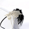 1920s gatsby retro exaggerated feathers inlaid diamond flow Su Board Banquet Banquet Dance accessories