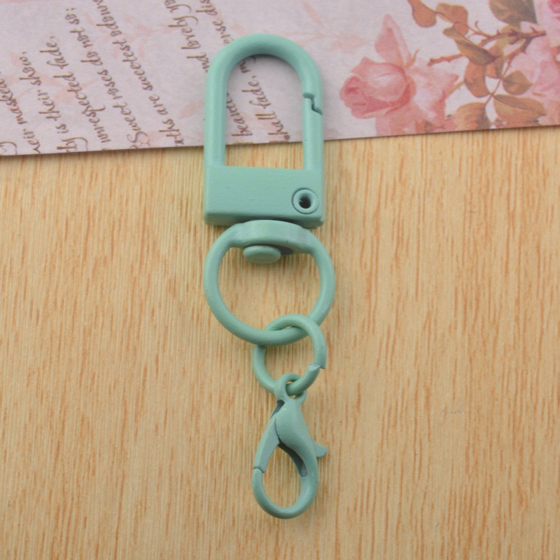 민트 그린 도어 버클 + 14mm 랍스터 걸쇠
