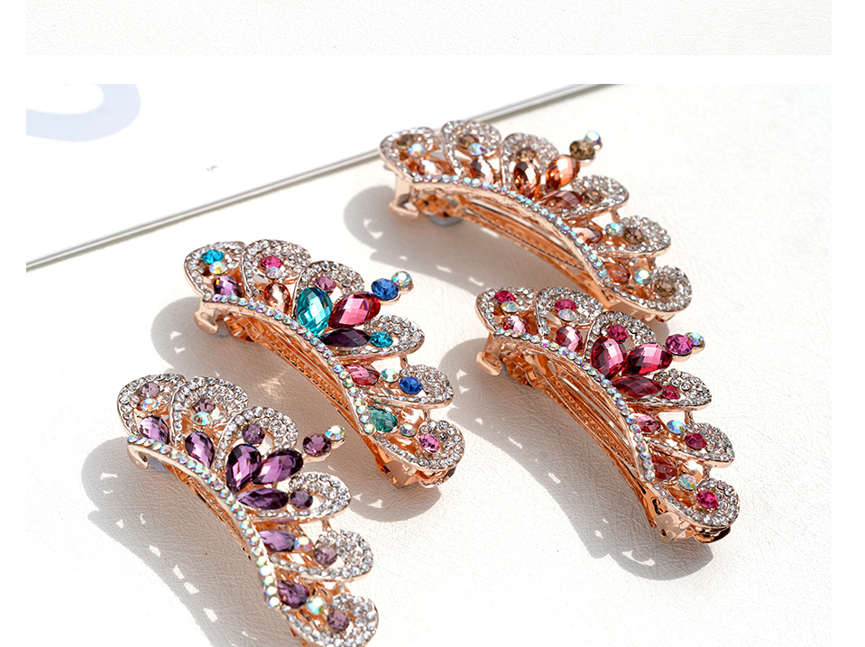 Cute Sweet Color Block Zinc Alloy Plating Inlay Rhinestones Crown display picture 3