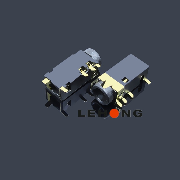 PJ-342S-5J极独立脚无定位/3.5音频插座/PHONE JACK/耳机插座