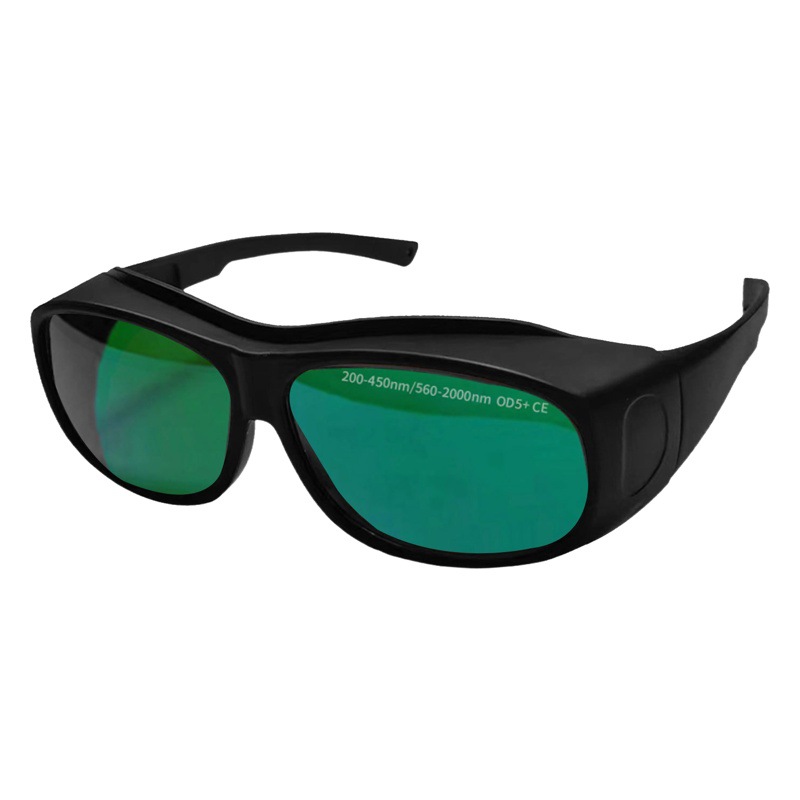 Gafas protectoras con láser instrumento de depilación gafas especiales belleza fotón rejuvenecimiento de la piel anti-rojo azul luz verde gafas láser