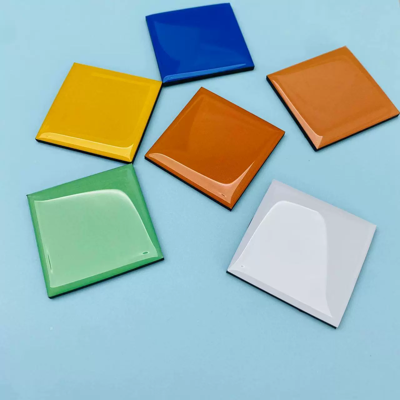 Изготовление мягкой магнитной наклейки на холодильник с кристаллом капельного клея наклейки на холодильник квадратная головоломка магнитной наклейки на холодильник