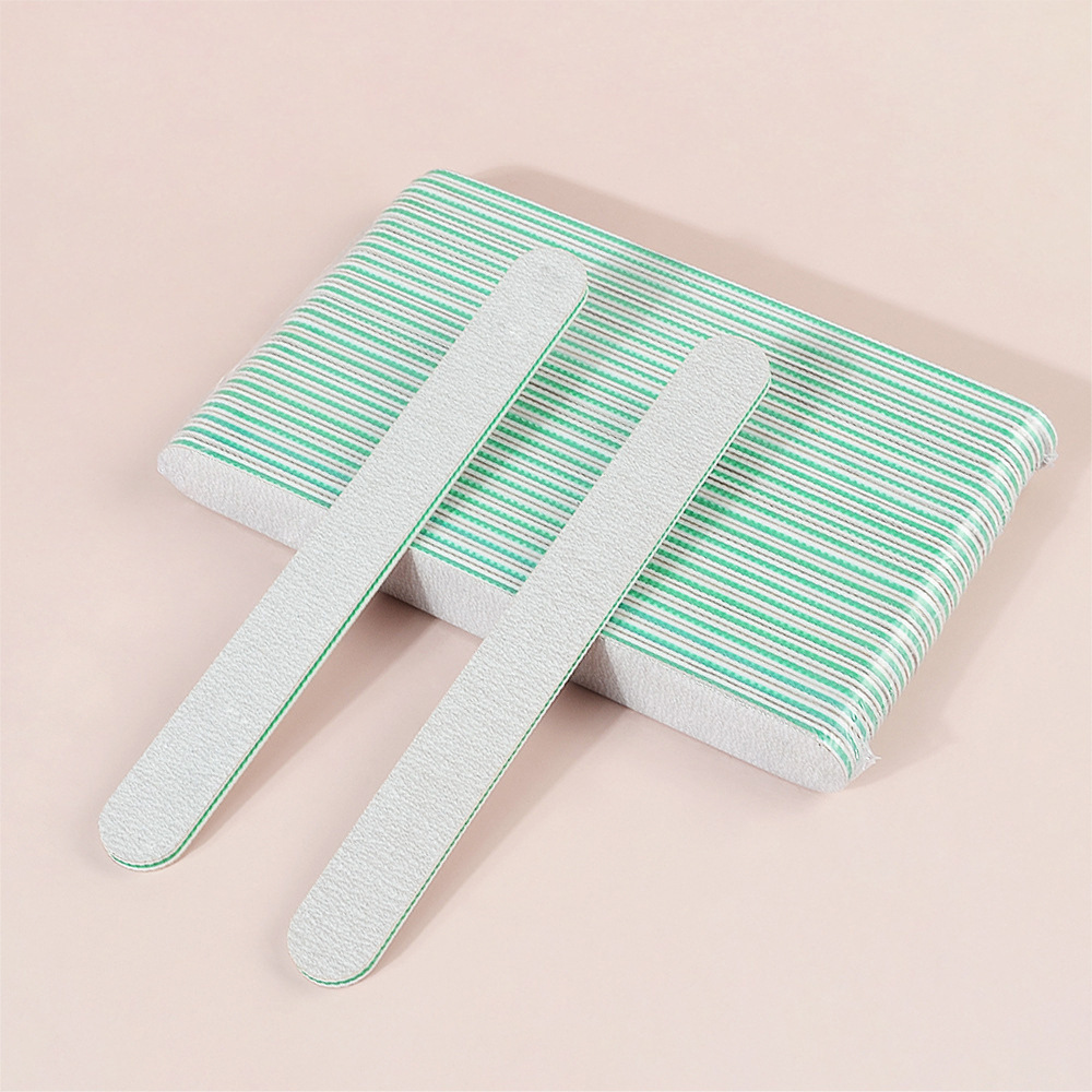 ZS-직선 회색 및 흰색 톱니형 파일-녹색(180/180) 단어 없음