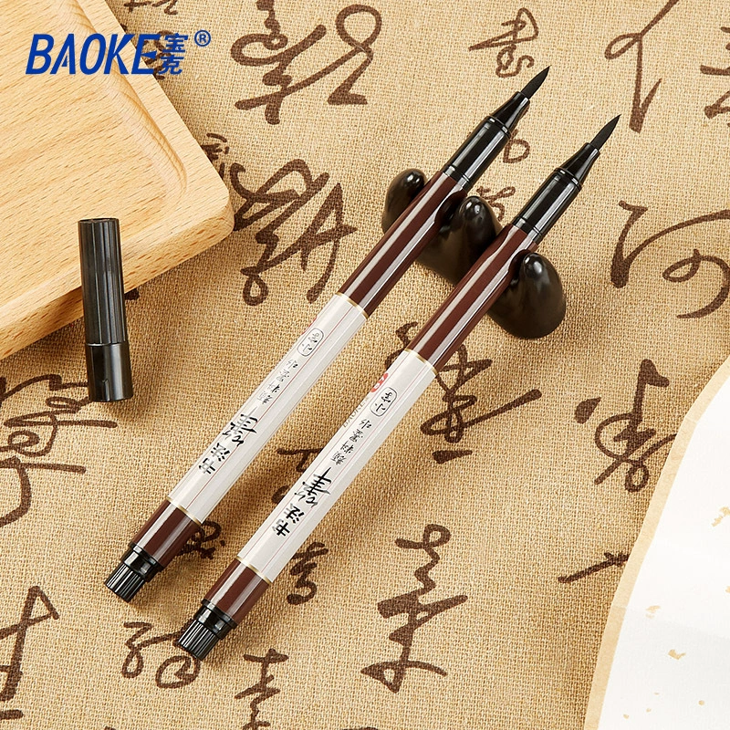 Каллиграфическая ручка Baoke S7 с мягким наконечником, можно добавлять чернила, для красивых написаний, практические кисти-ручки для каллиграфии, маленькие регулярные каллиграфические ручки