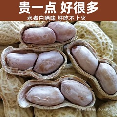 新货龙岩特产水煮白晒咸干花生蒜香五香多味带壳花生米坚果炒货零