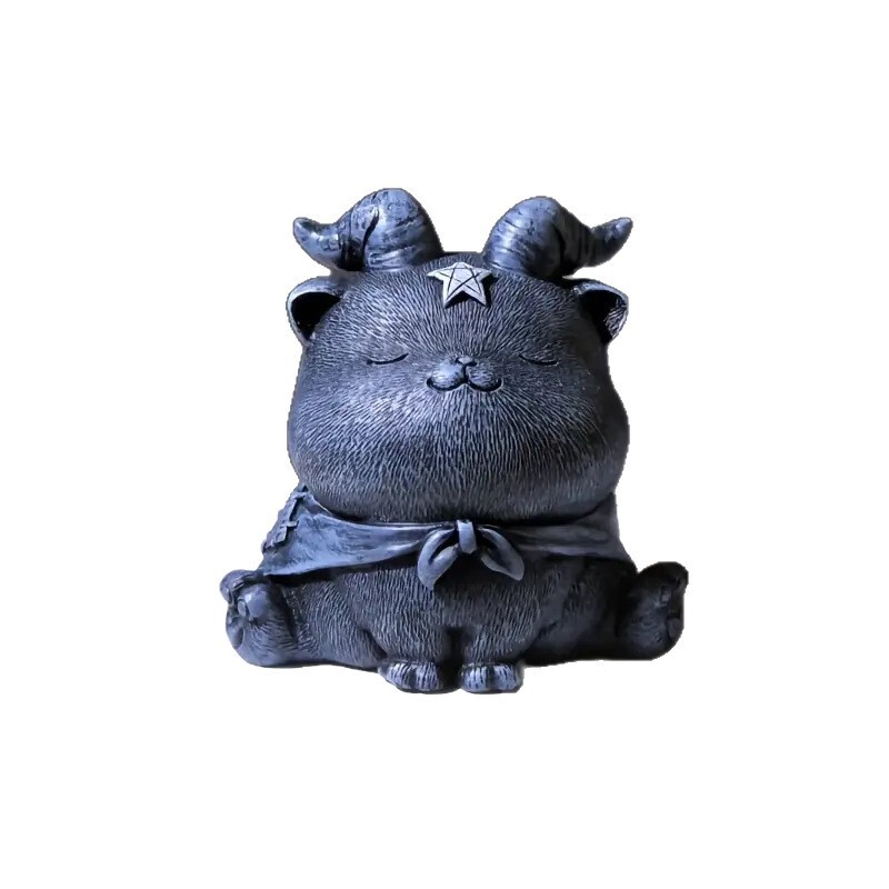 クリエイティブ樹脂かわいいペット猫ベーキングケーキデコレーションオーナメントかわいいニカ車のインテリア装飾オーナメント|undefined