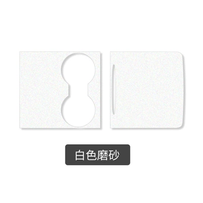 Tesla Thickened Center Console Sticker Is Car interior film - old-model-y3-matte-white-thickened-version