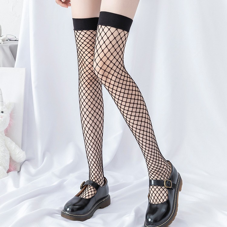 Sexy Stockings Net Stockings Stockings Thin Transparent Temptation Net Stockings See-through Knee-over-thigh Stockings Emotional High Stockings