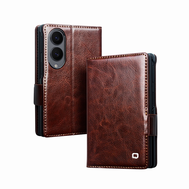 Qialy suitable for Samsung Zfold8 phone case, wide folding screen stand protective cover, flip cover, genuine leather, full protection, magnetic attraction Qialy suitable for Samsung Zfold8 phone case, wide folding screen stand protective cover, flip cover, genuine leather, full protection, magnetic attraction