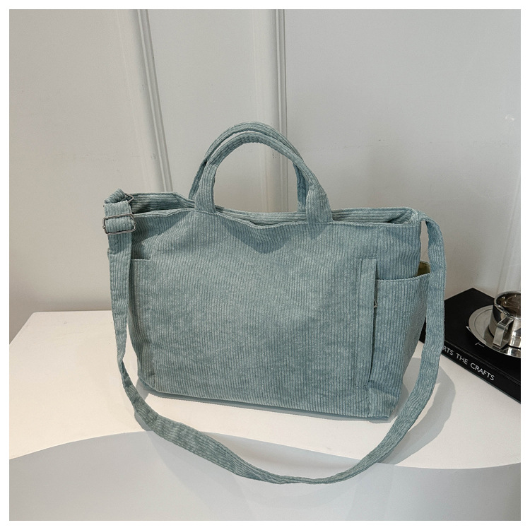 1083g Weight Synthetic Leather Lining Material Zipper Closure Type Single Shoulder Strap, Top Handle Strap Type Shoulder Bag, Handbag, Crossbody Bag Bags Type Daily Occasion corduroy Material Solid Color Pattern All Seasons Season Women's Gender Basic Style Square Shape Medium Size Women's Medium Corduroy Solid Color Basic Square Zipper Shoulder Bag Handbag Crossbody Bag 5