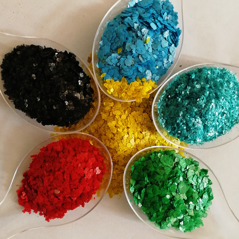 供应室内防水材料用染色云母 美甲用染色云母片天金岩片云母片