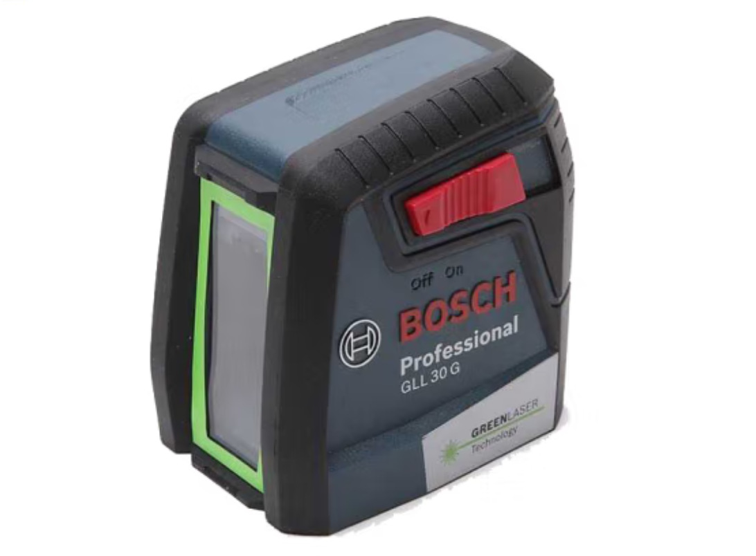 BOSCH GLL30G alta precisión láser instrumento de marcado nivel luz verde 2 líneas decoración del hogar DIY