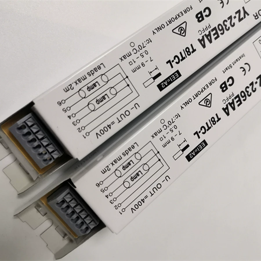 3AAA YZ-136EAA YZ-236EAA 36W 40W одна-две флуоресцентная лампа T8 электронный балласт