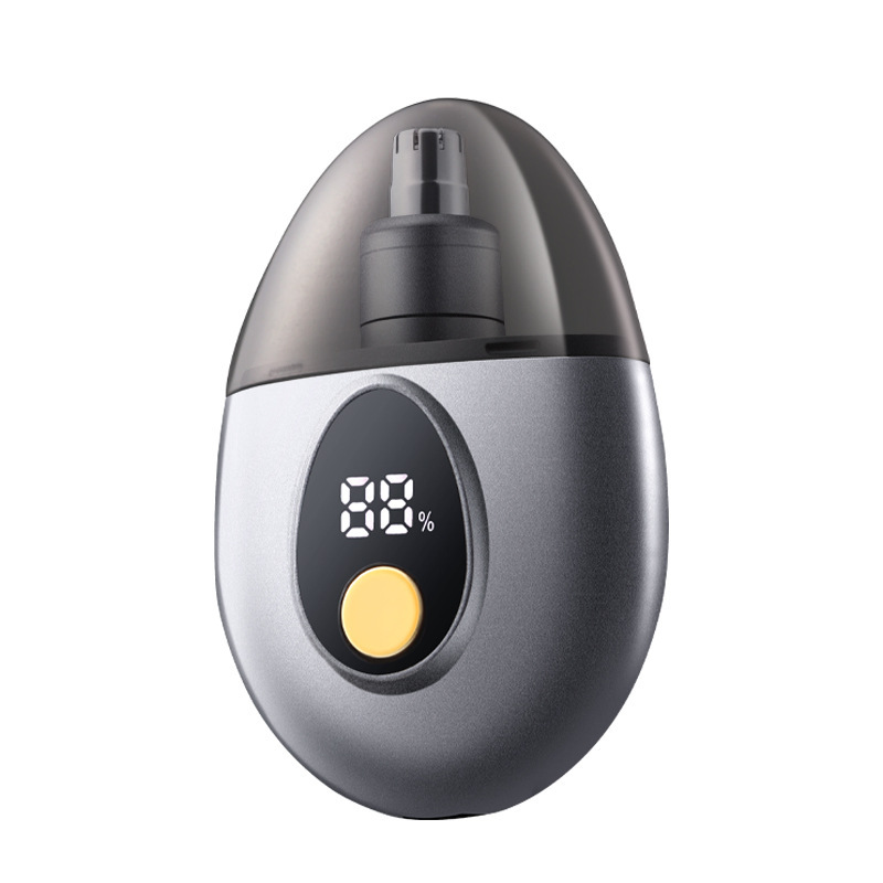 Electric nose hair trimmer digital display nose hair shaving nose…